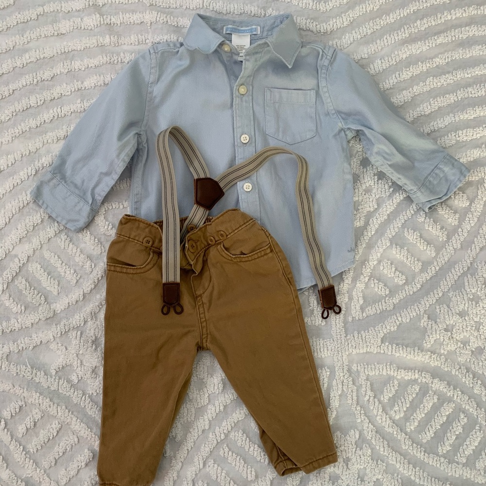 6 Mo Boys Janie and Jack/ Baby B’gosh pants